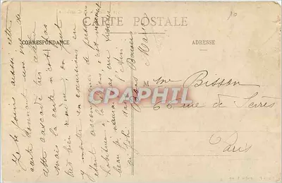 Wodospad Charabotte — widok panoramiczny — wydawca Chen & P. Paris, n° 372 — Rewers