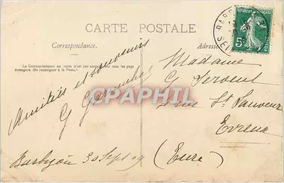 Barbizon — Trasa Bas-Bréau — wydawca anonimowy, nr 454 — Rewers