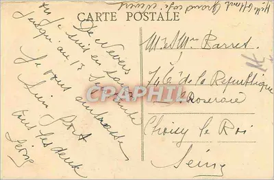 Nevers - Katedra św. Cyr — Koronacja wieży — Fot. Combier - Macon, Wyd. Jaillat — Rewers