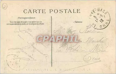 BAGNOLES-DE-L'ORNE — Vue sur le Grand Hôtel et le Lac — ELD n°89 — Verso