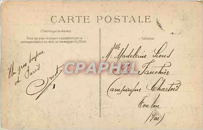 París — Puente d'Arcole y Hôtel-de-Ville — Editor Picon, n° 4162 — Reverso