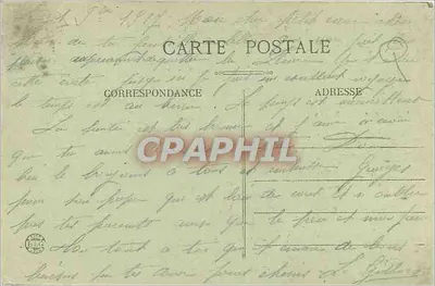 Bourg — Place Carriat e la Comédie — Vve Ravier, edit. - Bourg — Verso