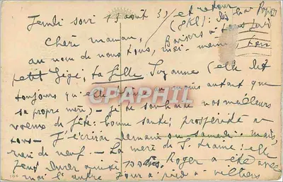 Arranjo de rosas — Boa Festa — carta postal — Verso