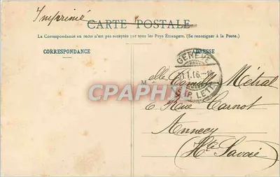 Le Gué — In Wirklichkeit, François, Sie sind zu freundlich... — Phototype A. Beranek & Cie, Nancy — Rückseite