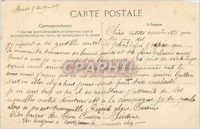 Louvre — Pocałunek Paryża — wydawca ELD — Rewers