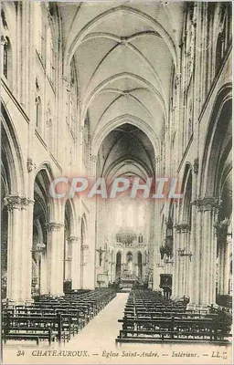 Châteauroux — Igreja de São André — Interior — LL