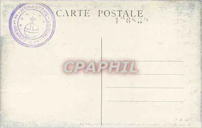 Dauphiné - Convento della Grande-Chartreuse - Vista generale — editore sconosciuto, n° 87 — Verso