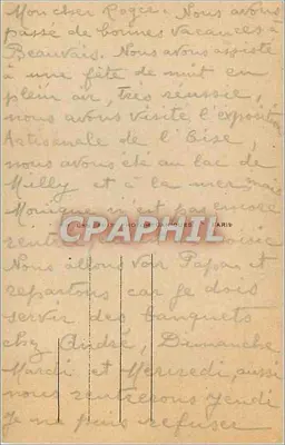 Beauvais — Beeld van Jeanne Hachette — Uitgever: Les Arts Photographiques, n° 256 — Achterkant