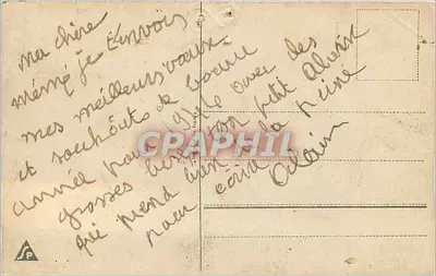 पुराना पोस्टकार्ड गुएल्टे जोली फिल्टे व्हाट ए ब्यूटिफुल गर्ल जीप मिलिटेरिया — पीछे