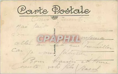 Tomba del Soldato Sconosciuto — Arco di Trionfo — A. Papeghin - Parigi — Verso