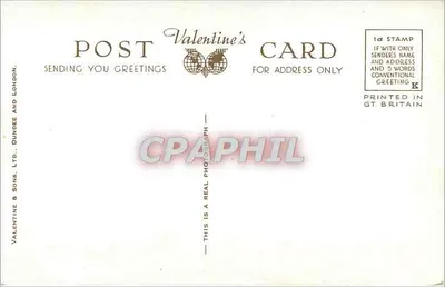 Duży ołtarz, Wielka Świątynia — Londyn — N.6456 — Valentine & Sons, Ltd. — Rewers