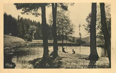 La Louvesc (Ardèche) — Lago do Val d'Or — Alt. 1050 m — editor Cim