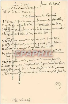 Cherbourg — A Casino e a Praia com maré alta — Coleção P. B. Cherbourg — Verso
