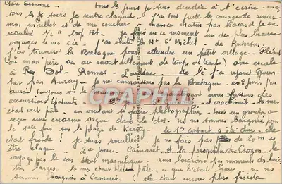 Monte Saint-Michel — à maré alta — n° 49 — Verso