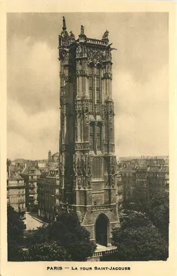 PARIS — LA TOUR SAINT-JACQUES — Editor não identificado