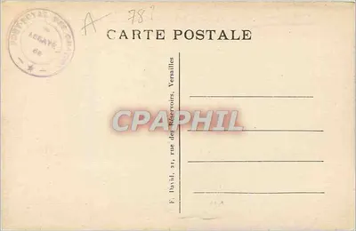 Abbazia di PORT-ROYAL-des-CHAMPS (S.-et-O.) — Ruine della Chiesa — Editore F. David, Versailles — Verso
