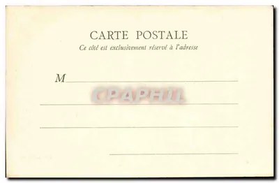 Fontainebleau — Vista esterna del Castello — B.F., PARIS — Verso