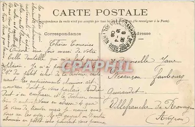 Limoges - Katedra — widok fasady i wieży — wydawca C.T.L. n°101 — Rewers