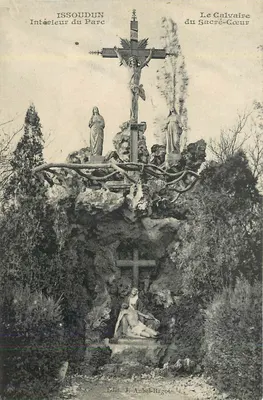 Issoudun — Interior do Parque — O Calvário do Sagrado Coração — Edit. J. Anbel-Ragot