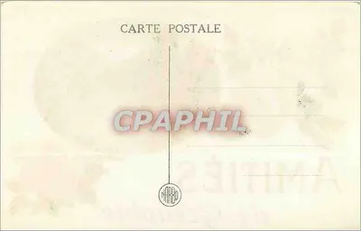 Amitiés de Grenoble — tarjeta postal ilustrada con rosas y paisaje alpino — editor NARBO — Reverso