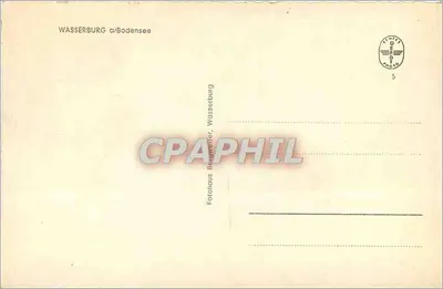 Widok na jezioro Constance — Wasserburg — wydawca Fotoläus Bärgweiler, Wasserburg — Rewers