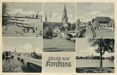 Konstanz — vista panorâmica — editor desconhecido, número de série não visível