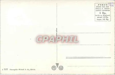 Interlaken - Häheweg z chłopcem — Photoglob-Wehrli A. G., Zürich, n° X 7077 — Rewers