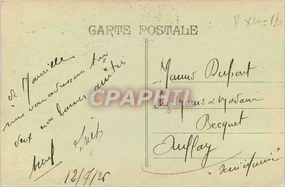 Marselha — Farol da Désirade — editor não identificado — Verso