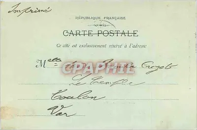 Marsylija - 79 - Farb Sainte Marie — Fototyp E. Lacom, 19, ulica Thabaneau — Rewers