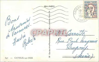 Cayeux-sur-Mer — Widok panoramiczny — Cie des Arts Photographiques — Rewers
