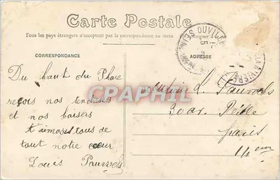Leuchtturm Ailly — Dieppe — G. Fleuchand — Rückseite
