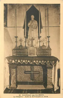 La Chapelle - Altar de São Francisco de Salas — Castelos das Allinges