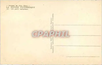 Mały kominiarz — Piekliwa Savoie — Wydawnictwo EDY Viviers — Rewers