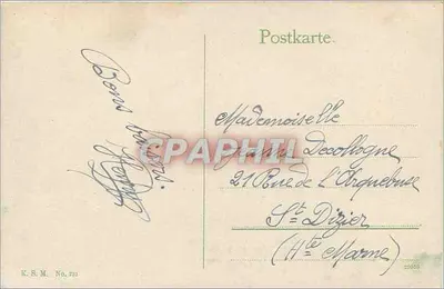 Loreley — Sujeito mitológico — editor K.S.M. n° 731 — Verso