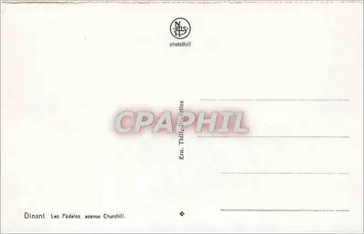 Dinant — Los Pedales, avenida Churchill — Ern. Thilh, photothill — Reverso