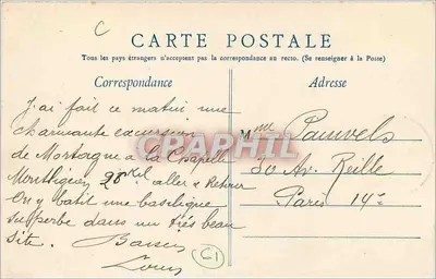 Alençon — Widok na Sarthe z bulwary Republiki — Peslier-Greslebin, Wydawca - Alençon — Rewers