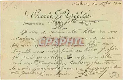 Alençon — Widok na Sarthe — LL — Rewers