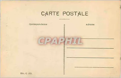 Clermont-Ferrand — Interior da Catedral — Editor G. d'O. n°396 — Verso