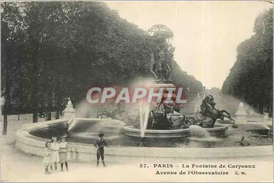 Paris — La Fontaine de Carpeaux, Avenue de l'Observatoire — C.M. n°57