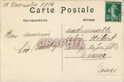 Paris — La Fontaine de Carpeaux, Avenue de l'Observatoire — C.M. n°57 — Verso