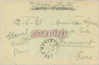Wieża Eiffla — Paryż — wydawca JND Triot, nr 30 — Rewers
