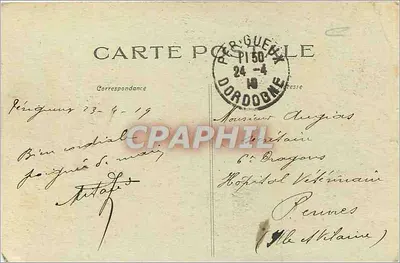 Périgueux - Het Kasteel Barrière — Champeaude, Tournason, Chinoises — Achterkant