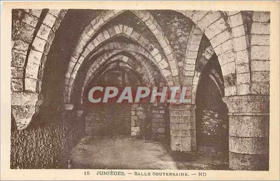 Jumièges — Sala subterrânea — Imp. Lévy e Neudien, Paris