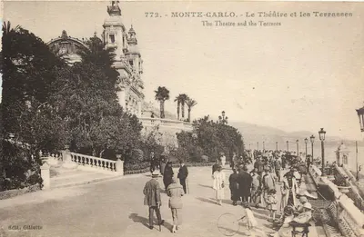 Monte-Carlo - O Teatro e as Terras — Edit. Gillette, n° 772