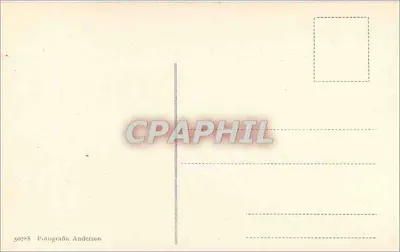 Roma - Vaticano (Bareccio) Fuga para o Egito — obra de Bareccio, editor Anderson, n° 5078S — Verso