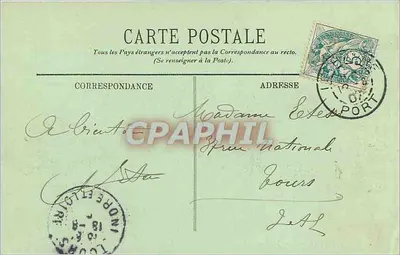 Le Havre — La Jetée — LL. — N° 398 — Verso
