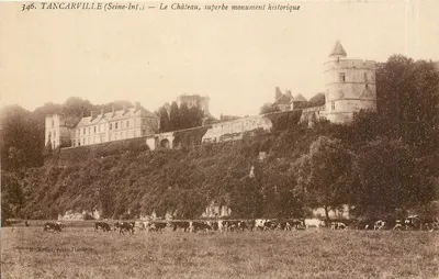 TANCARVILLE (Seine-Inf.) — O Castelo, monumento histórico extraordinário — B. Mellet, Paris
