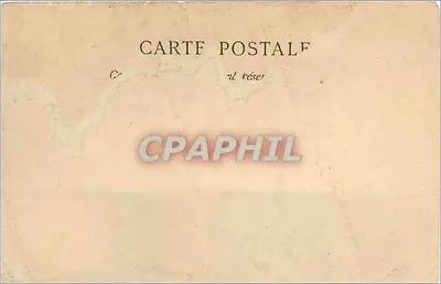 Bilhete postal antigo Rouen O Pont Transbordeur Barco — Verso