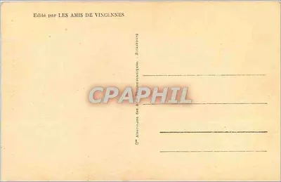 Vincennes — Wieża z boku dziedzińca zamku — Wydane przez LES AMIS DE VINCENNES, n°23 — Rewers