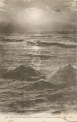 SOULAC-sur-MER (Côte d'Argent) — Pôr do Sol — BR - 2630